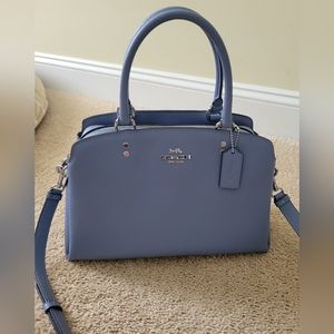 Coach Lillie Carryall Satchel Blue